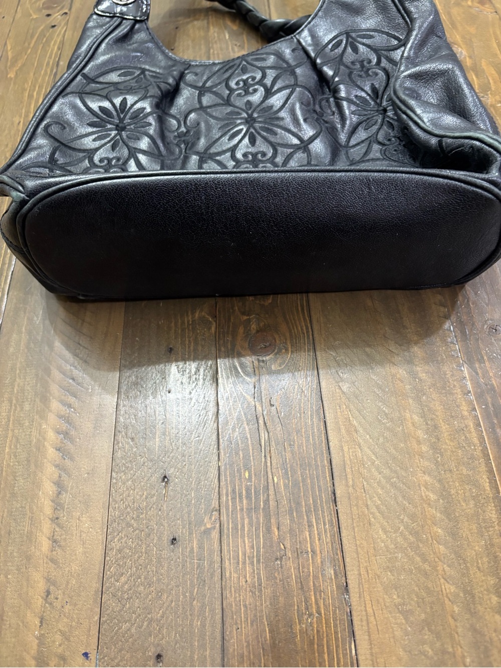 Brighton Florencia Floral Embroidered Hobo Bag - Picture 5 of 14